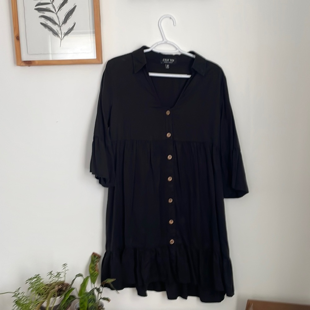 Black Boho Dress